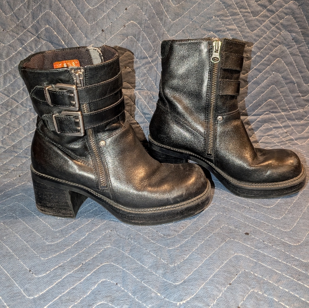 Harley Davidson Leather Boots